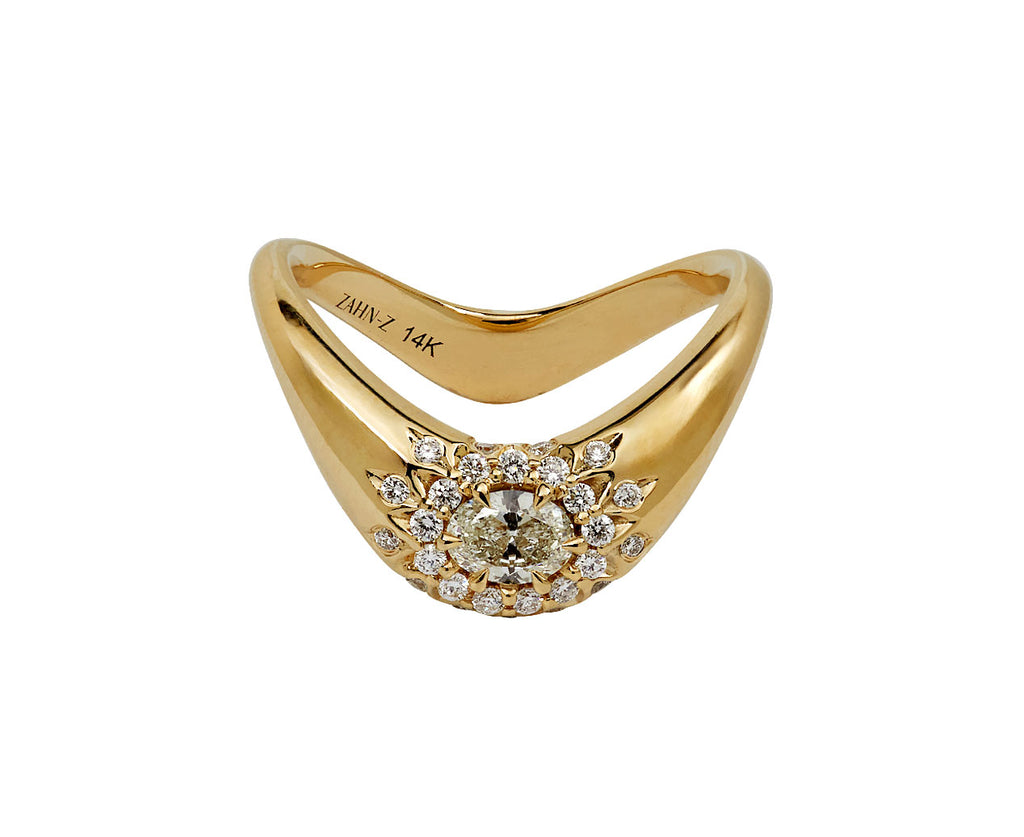Petite Zaha Diamond & Halo Ring