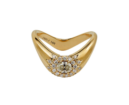 Petite Zaha Diamond & Halo Ring
