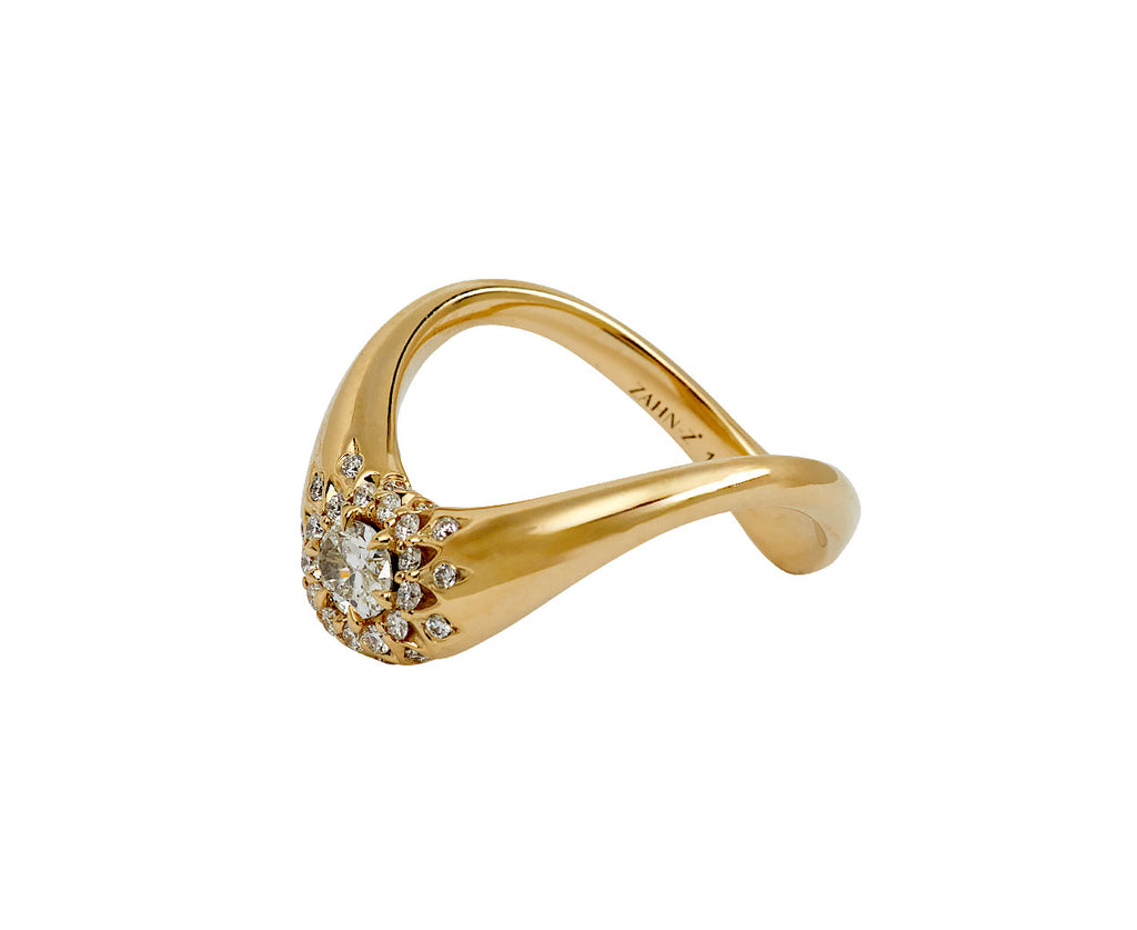 Petite Zaha Diamond & Halo Ring