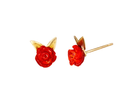 Coral Rose Garden Earrings - TWISTonline 