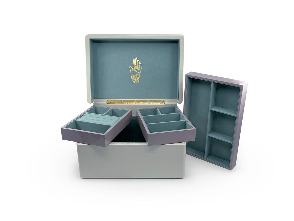 Mint Trunk Jewelry Box