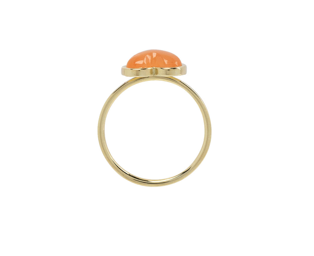 Alina Abegg Stuck On You Orange Moonstone Heart Ring Top