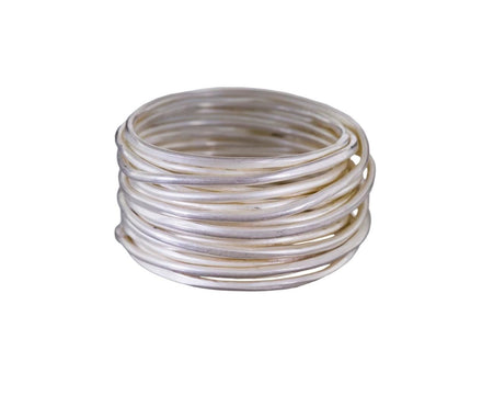 Silver Spaghetti Ring - TWISTonline 