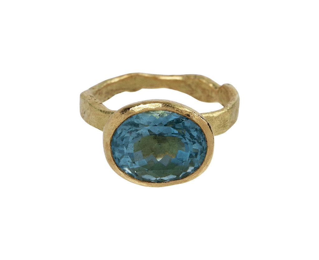 Disa Allsopp Oval Aquamarine Ring