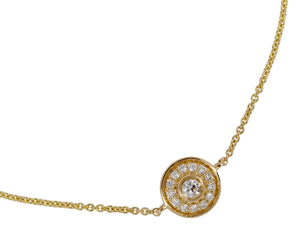 Almasika Diamond Petite Universum Medallion Bracelet Close Up