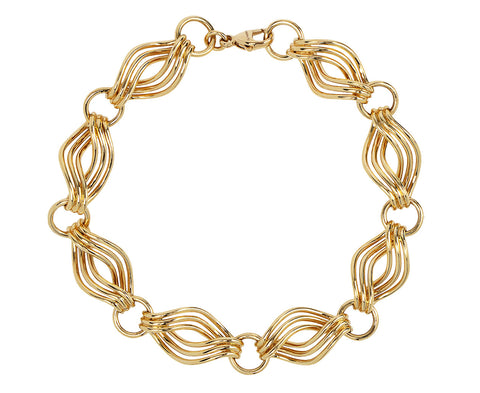 Almasika Terra Nova Gold Link Bracelet