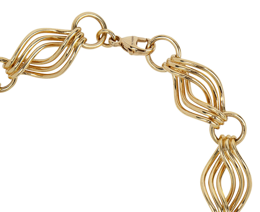 Almasika Terra Nova Gold Link Bracelet Close Up