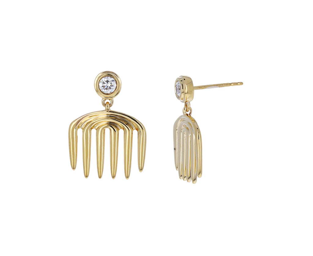 Diamond Vici Comb Earrings