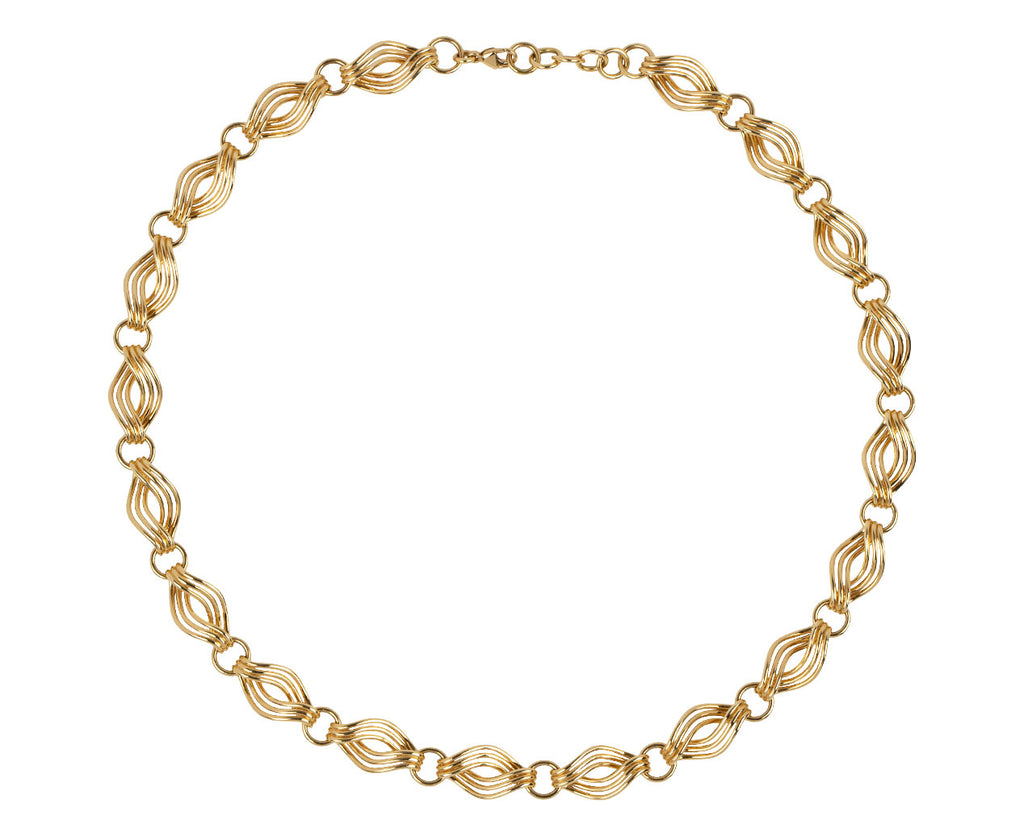 Almasika Terra Nova Gold Link Necklace Full Necklace