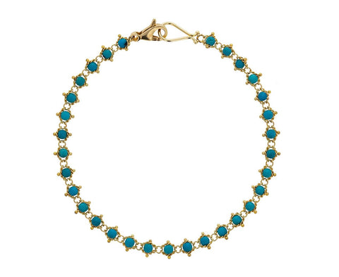 Turquoise Textile Bracelet - TWISTonline 