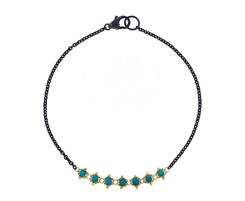 Turquoise Textile Bracelet - TWISTonline 
