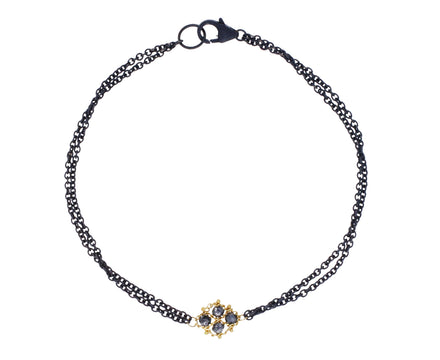 Black Diamond Woven Station Bracelet - TWISTonline 