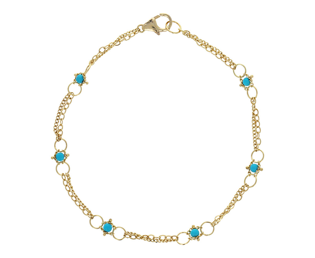 Turquoise Whisper Chain Bracelet - TWISTonline 
