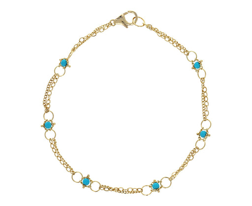 Turquoise Whisper Chain Bracelet - TWISTonline 