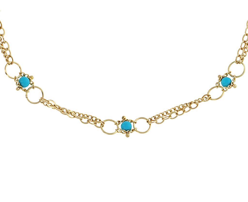 Turquoise Whisper Chain Bracelet - TWISTonline 