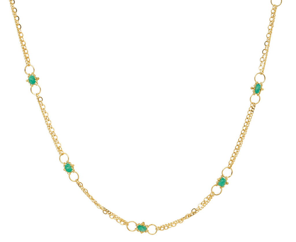 Emerald Whisper Chain Necklace - TWISTonline 