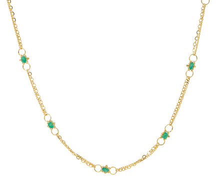 Emerald Whisper Chain Necklace - TWISTonline 