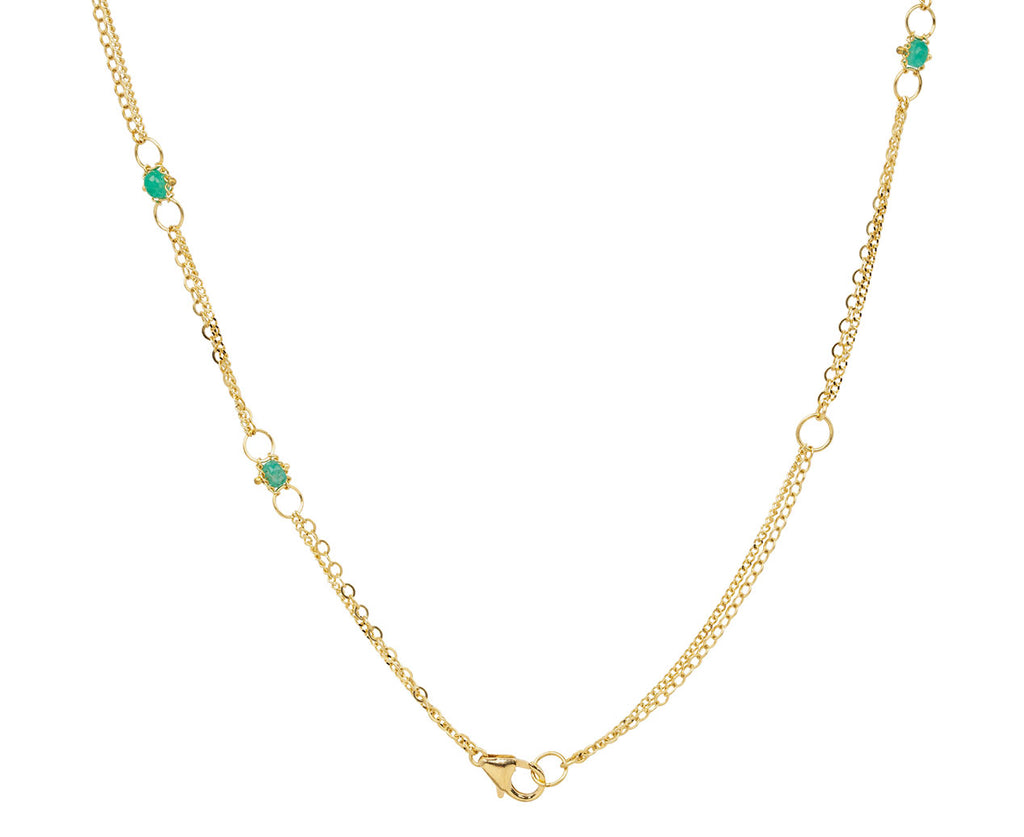 Emerald Whisper Chain Necklace - TWISTonline 