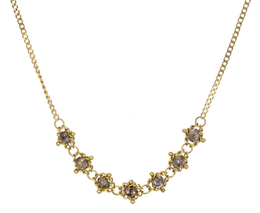 Champagne Diamond Necklace - TWISTonline 