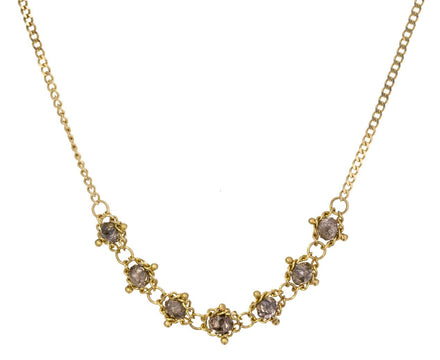 Champagne Diamond Necklace - TWISTonline 