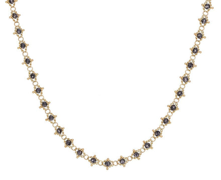 Black Diamond Textile Necklace - TWISTonline 