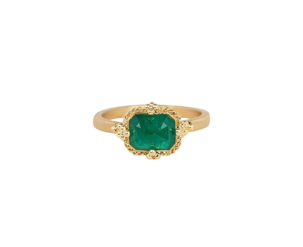 Small emerald ring cheap
