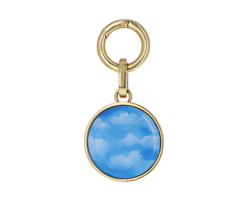 Art Dreamy Painted Mother of Pearl Charm