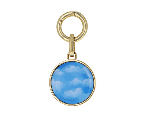 Art Dreamy Painted Mother of Pearl Charm