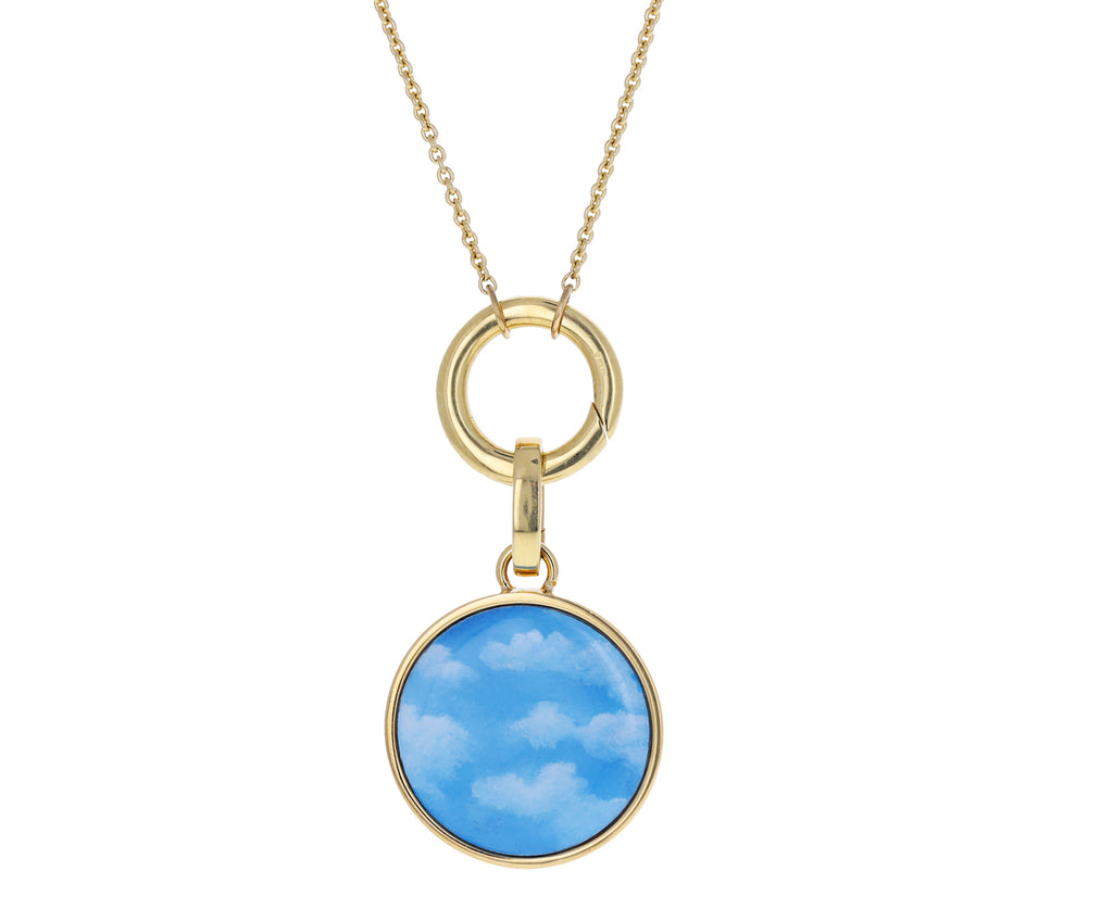 Art Dreamy Painted Mother of Pearl Charm