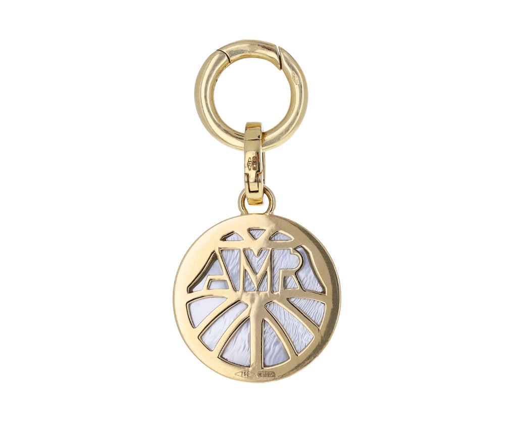 Art Dreamy Painted Mother of Pearl Charm