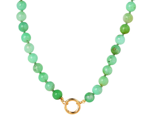 Chrysoprase Beaded Necklace