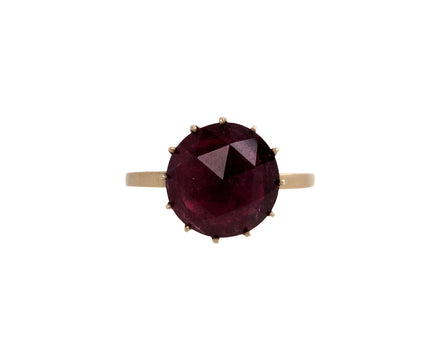 Anaconda Deep Pink Tourmaline Millegriffe Ring