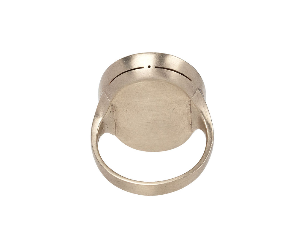 Anaconda Gold Green Tourmaline Gregory Ring Back