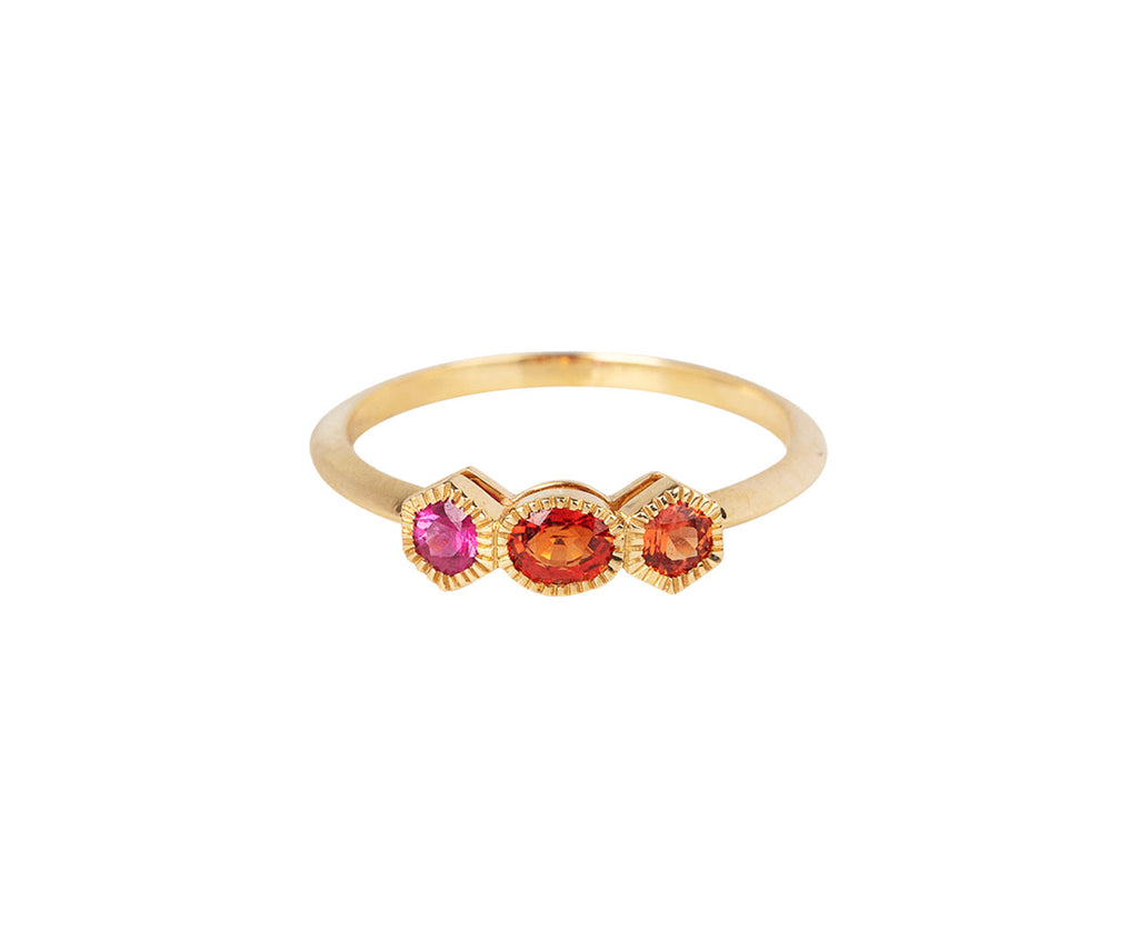 Ark Raspberry Lakshmi Sapphire Ring