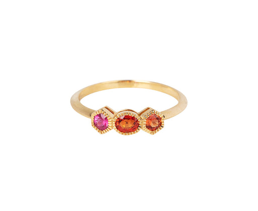 Ark Raspberry Lakshmi Sapphire Ring