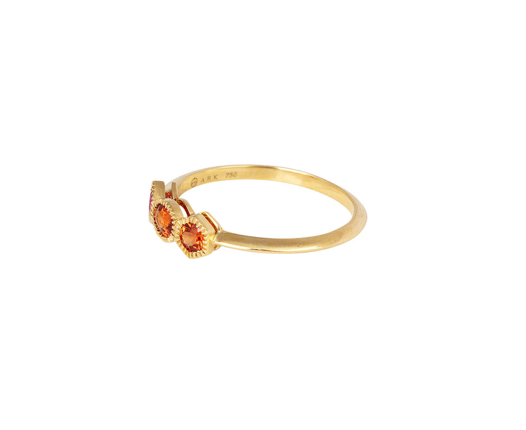 Ark Raspberry Lakshmi Sapphire Ring Side