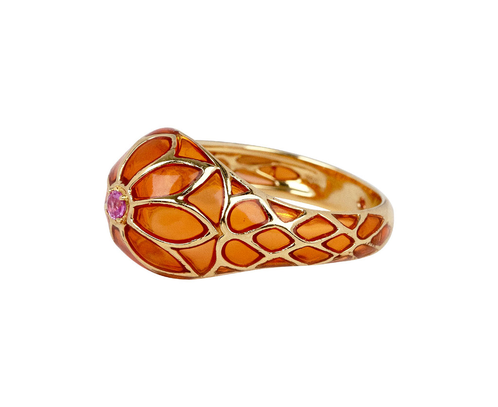 Orange Lalita Aura Ring