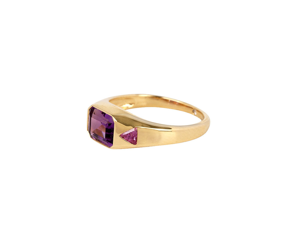 Ark Mini Amethyst Creation Ring Side