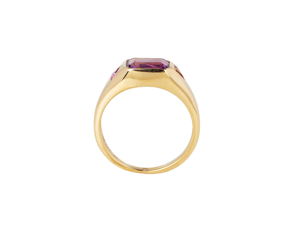 Ark Mini Amethyst Creation Ring Top