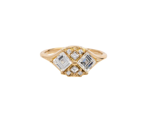 Step Cut Diamond Solitaire Ring