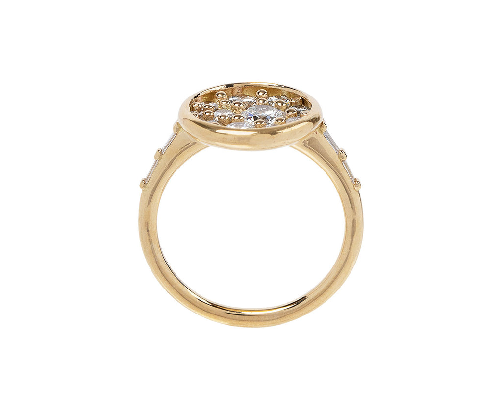 Artëmer Diamond Cluster Ring Top View