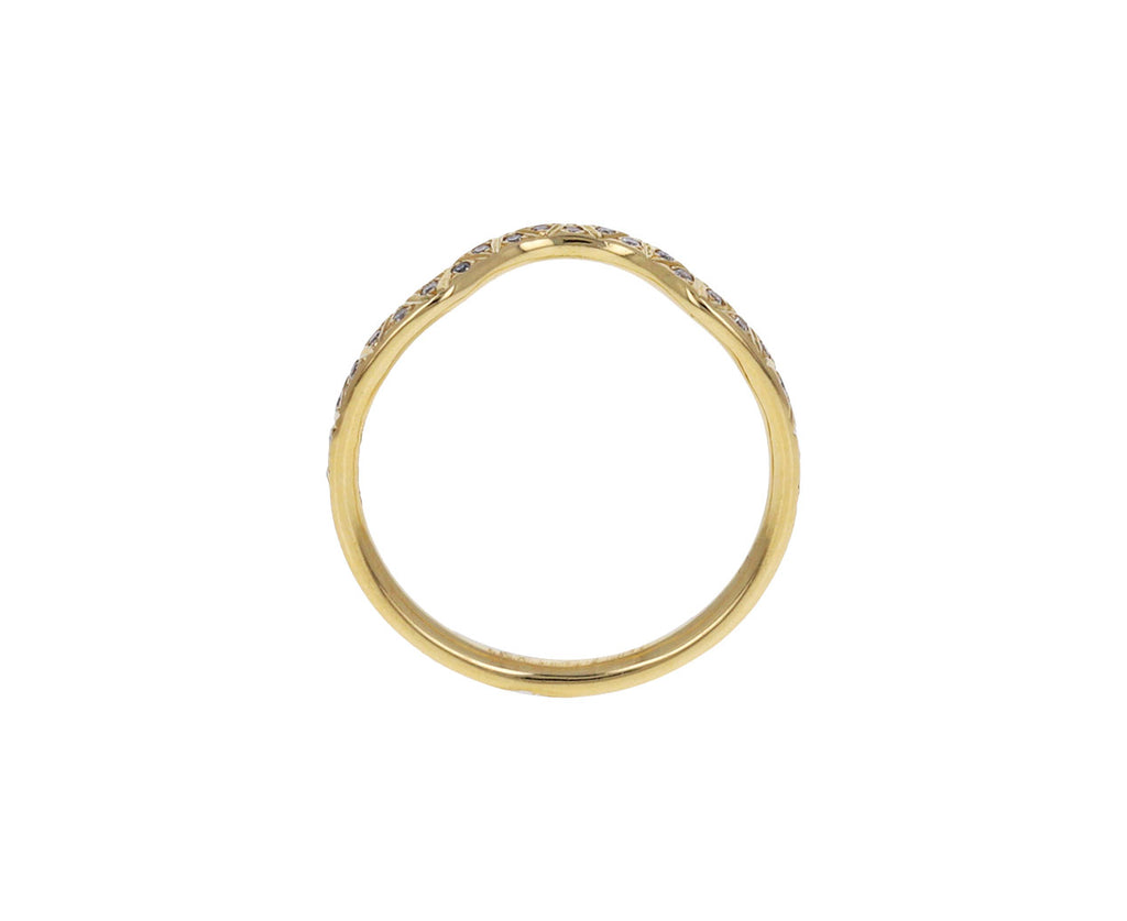Geometric Curved Eternity Band