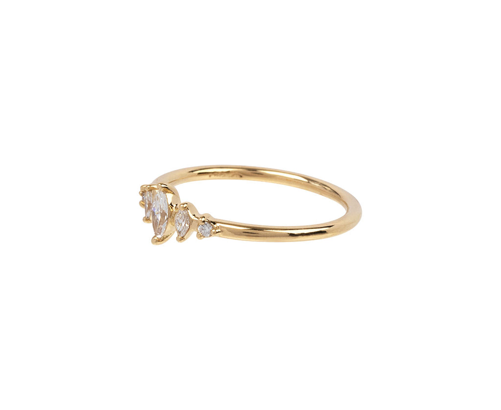Art Deco Marquise Diamond Solitaire