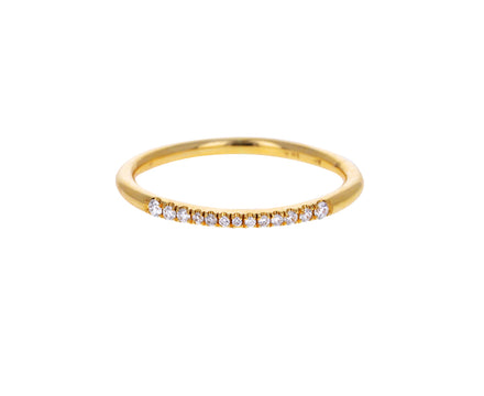 Tall Micro Pave Diamond Ring