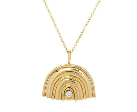 Small Gold Marianne Pendant Necklace