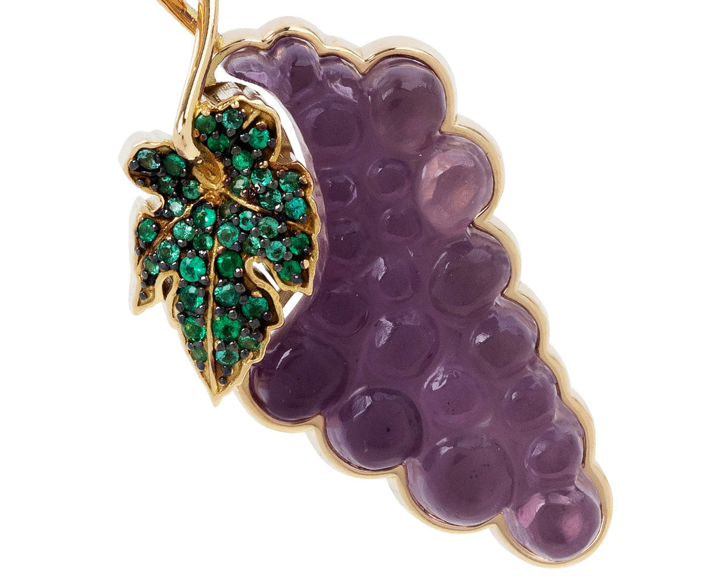 Brent Neale Grapes Pendant Necklace Close Up