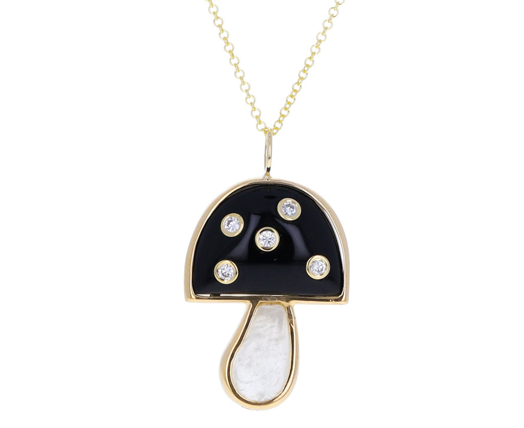 Diamond sales mushroom pendant