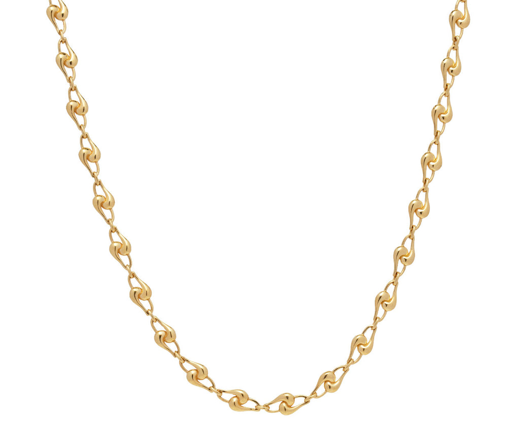 Small Gold Knot Chain Necklace
