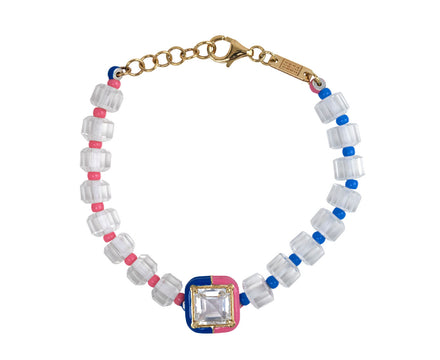 Bea Bongiasca Rock Crystal Beaded Charm Bracelet