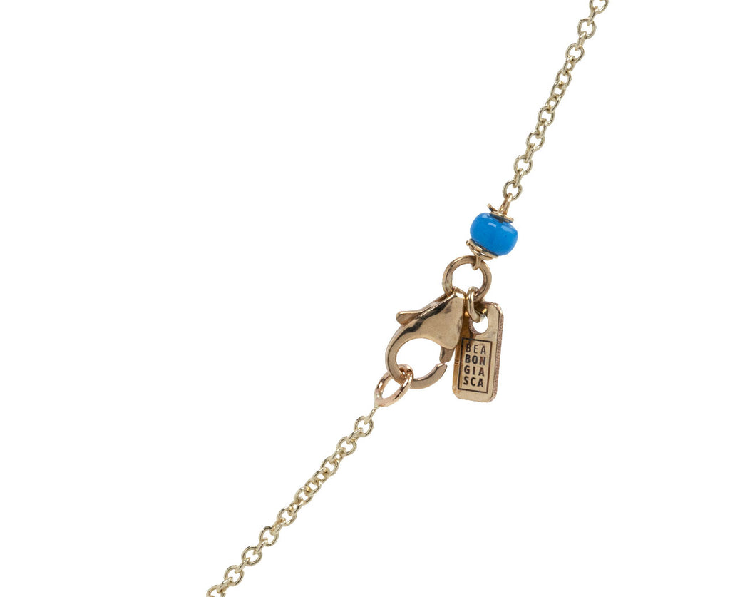 Bea Bongiasca Rainbow Enamel 'I' Pendant Necklace Clasp